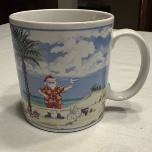 Noble Excellence “Sunny Holiday” 12oz. Ceramic Christmas mug.